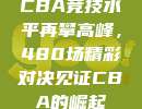 CBA竞技水平再攀高峰，480场精彩对决见证CBA的崛起